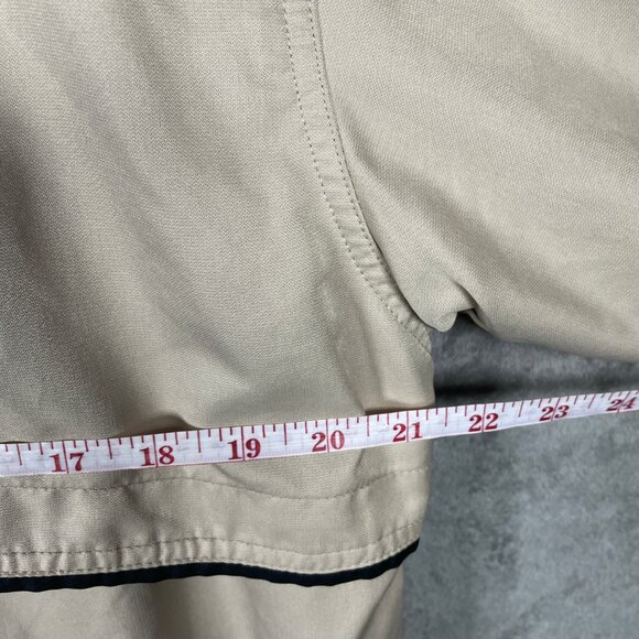 Cutter & Buck Size Large Golf Jacket Beige Windbreaker Casual Outdoor - Picture 6 of 7